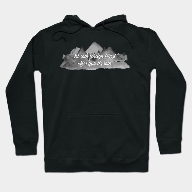 Move Toward the Darkness Hoodie by TheatreThoughts